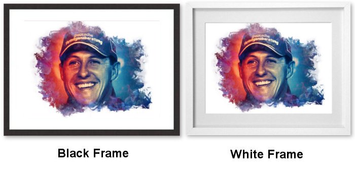 Michael Schumacher Framed Print